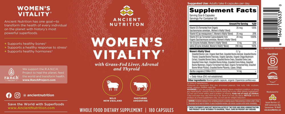Product image for Women's Vitality.