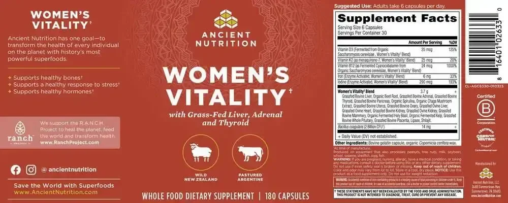 Product image for Women's Vitality.