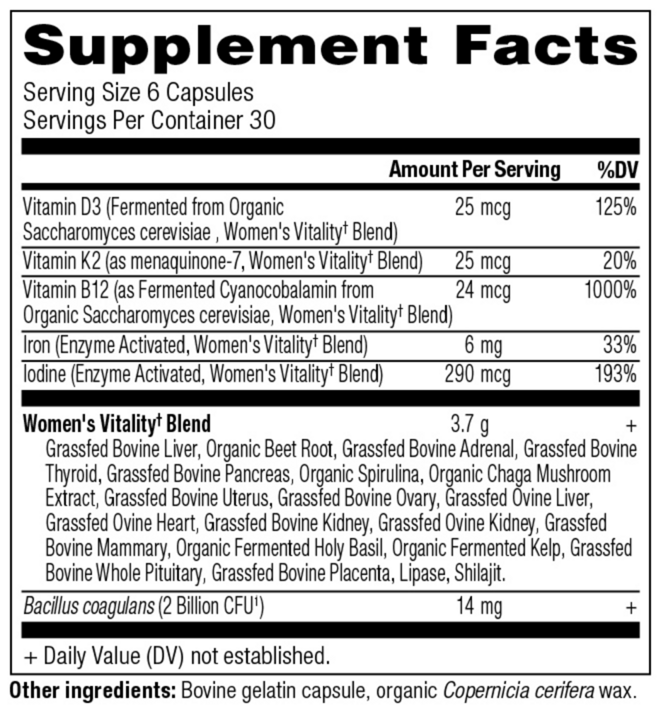 Product image for Women's Vitality.