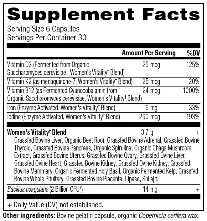 Product image for Women's Vitality.