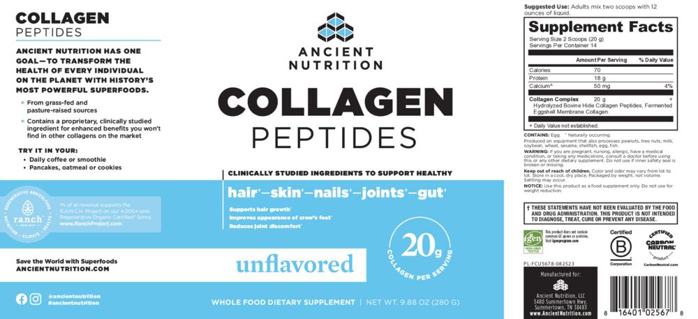 Product image for Collagen Peptides - Unflavored.