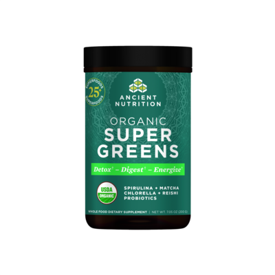 Organic SuperGreens Powder 200 Grams
