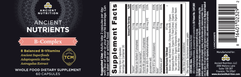 Product image for B Complex.