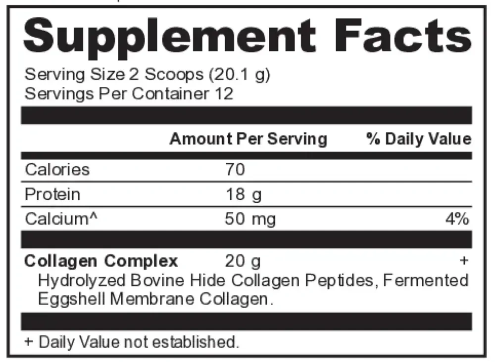 Product image for Collagen Peptides - Vanilla.