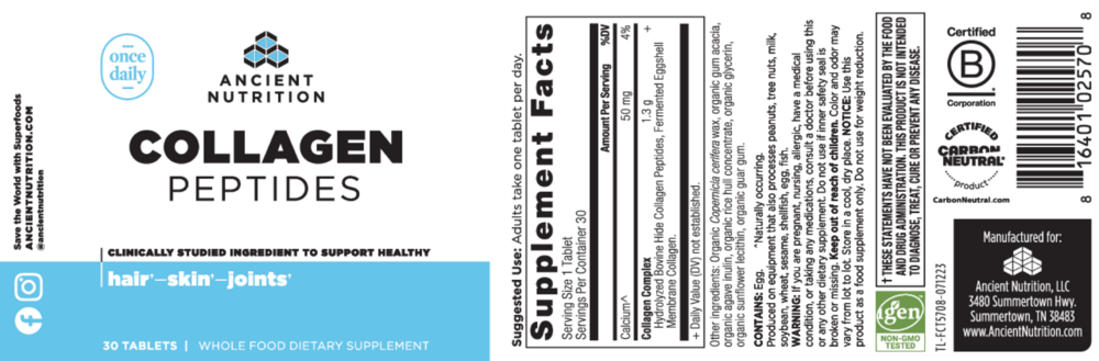 Product image for Collagen Peptides - Vanilla.