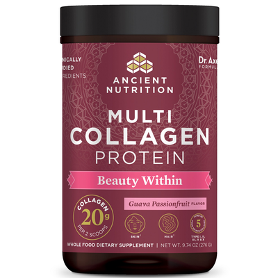 Multi Collagen Protein Beauty Within, Guava Passionfruit 9.74 Ounces