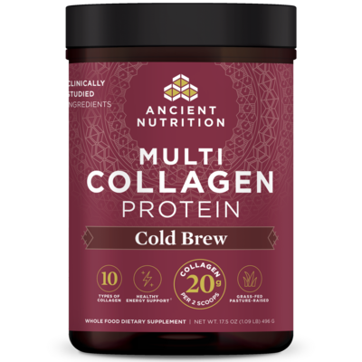 Multi Collagen Protein, Cold Brew 496 Grams