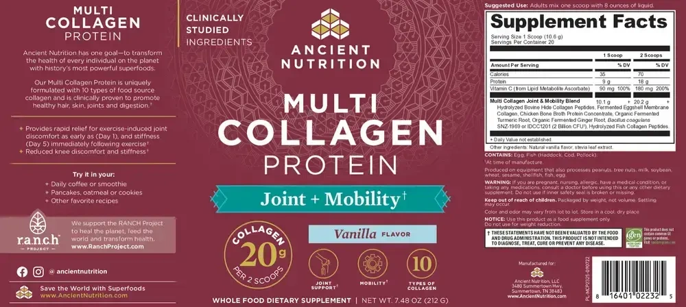 Product image for Multi Collagen Protein Joint &amp; Mobility.