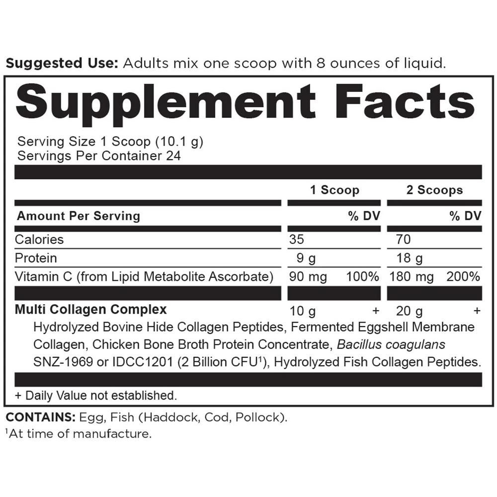 Product image for Multi Collagen Protein Powder.