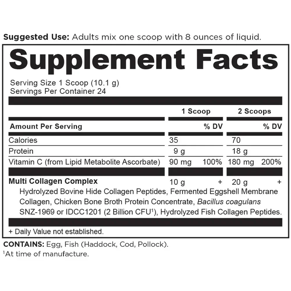Product image for Multi Collagen Protein Powder.