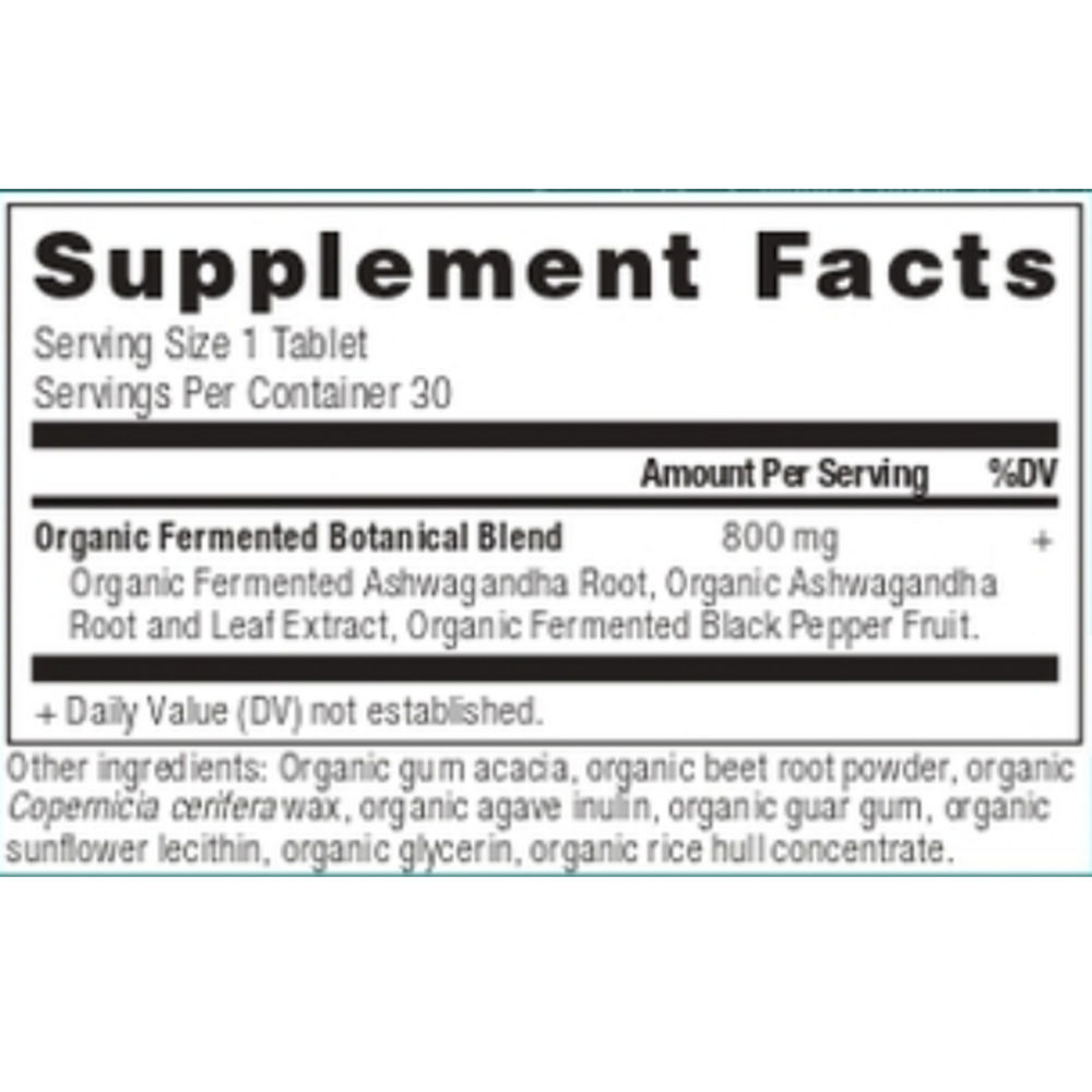 Product image for Organic Ashwagandha Tablet.