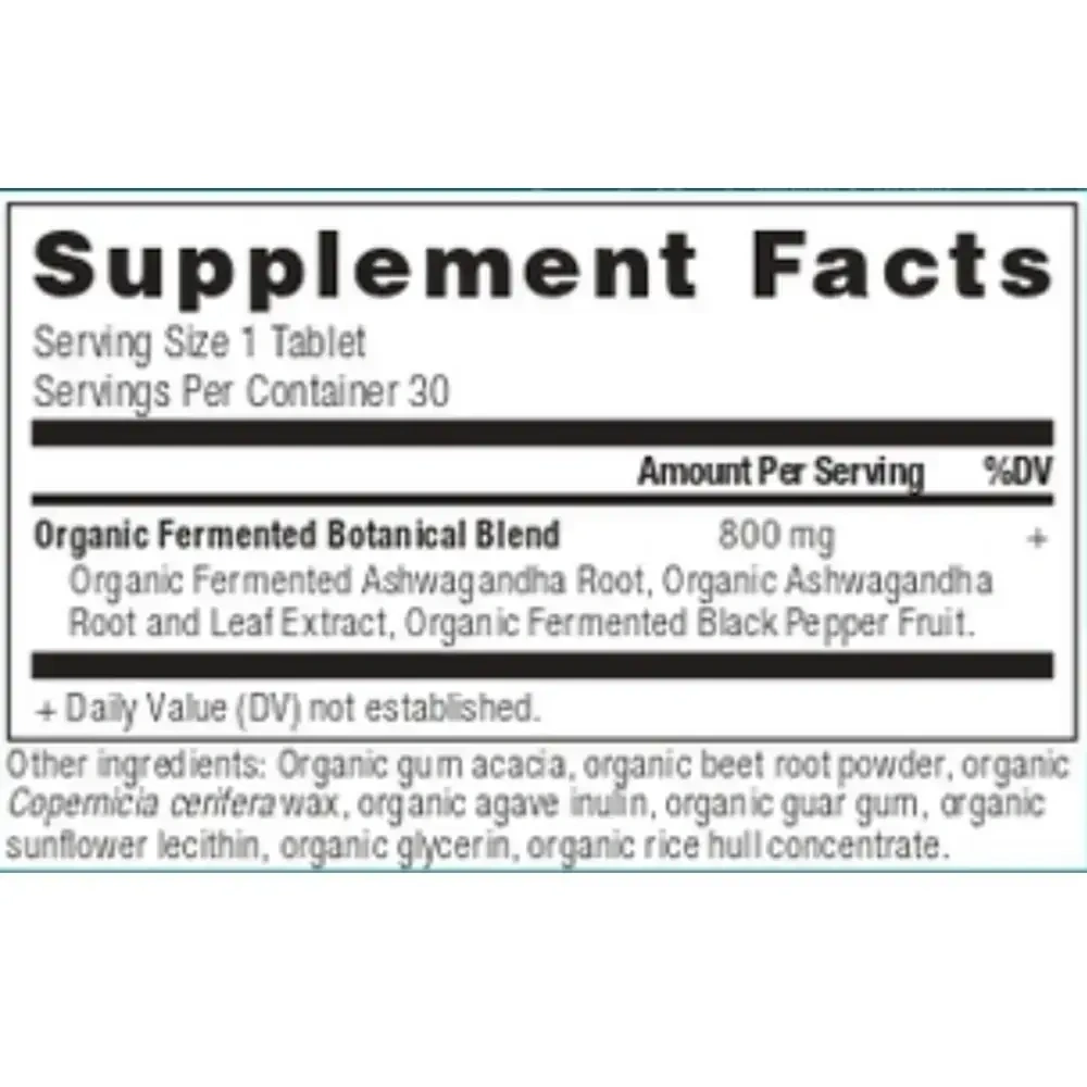 Product image for Organic Ashwagandha Tablet.