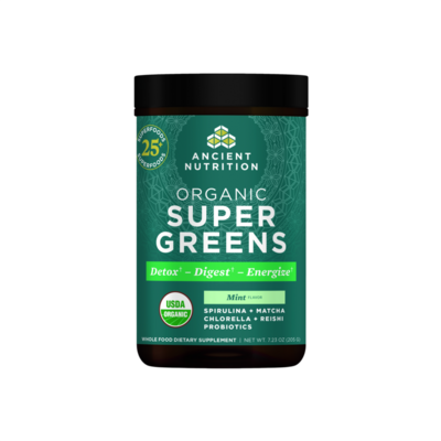 Organic SuperGreens Powder - Mint