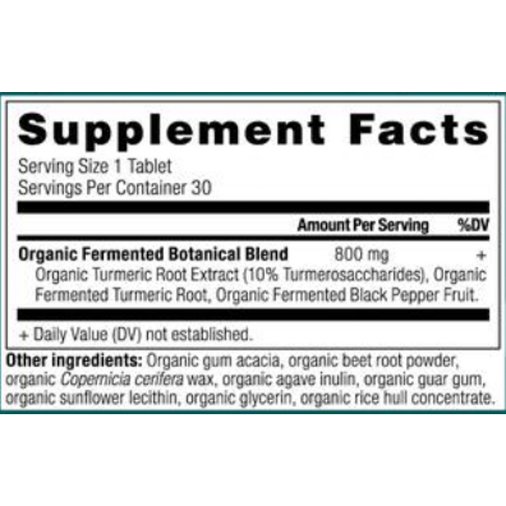 Product image for Organic Turmeric Tablet.