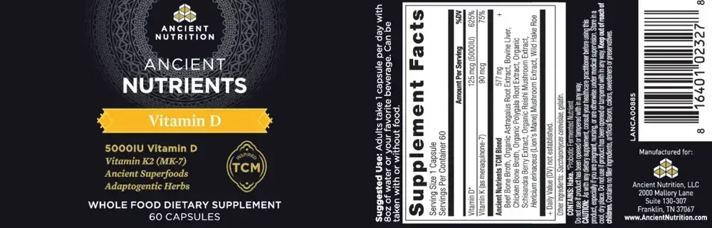 Product image for Vitamin D.