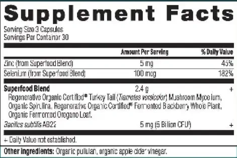 Product image for Regenerative Organic Certified Candida Balance.