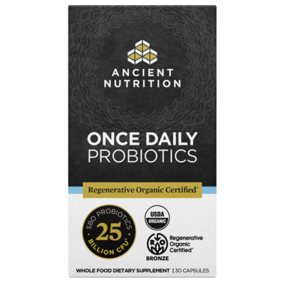 Regenerative Organic Certified Once Daily Probiotics 25B 30 capsules