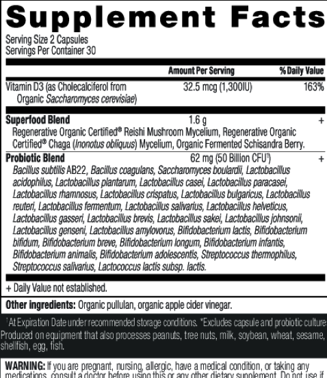 Product image for Regenerative Organic Certified Women's Extra Strength Probiotics 50B.