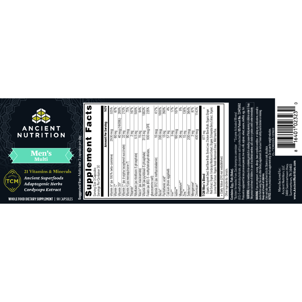 Product image for Ancient Multivitamin - Men's.