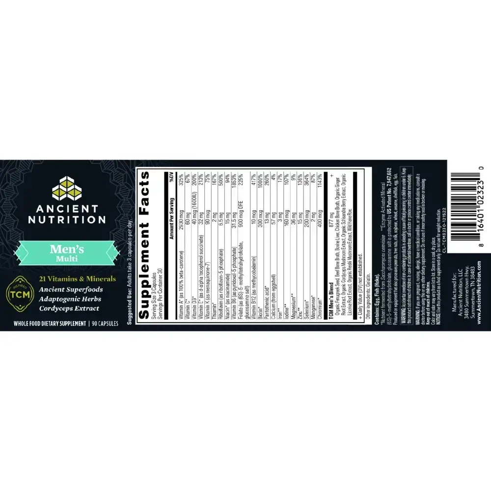 Product image for Ancient Multivitamin - Men's.