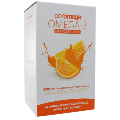 Omega-3 Squeeze Orange (90 packets) Product image for Omega-3 Squeeze Orange (90 packets). Discontinued.