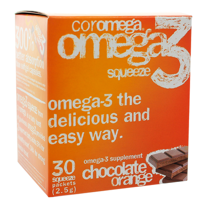 Omega-3 Squeeze Chocolate Orange 30 packets