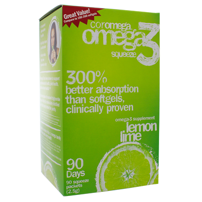 Omega-3 Squeeze Lemon Lime 90 packets