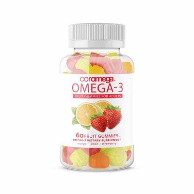Coromega Omega-3 Fruit Gummies for Adults product image