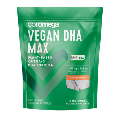 Vegan DHA MAX - Orange 14 packets