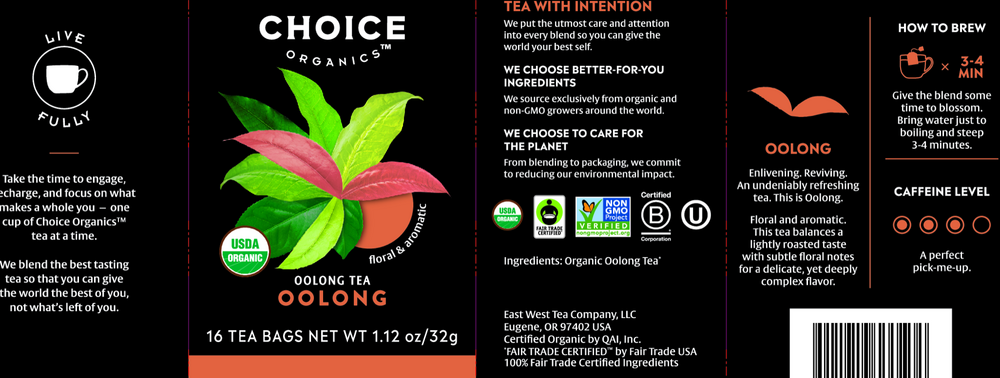 Product image for Oolong Tea Organic.