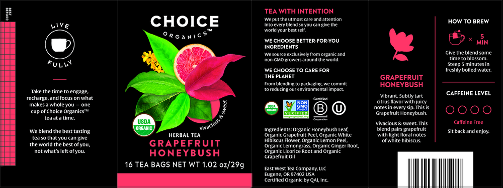 Product image for Grapefruit Honeybush.