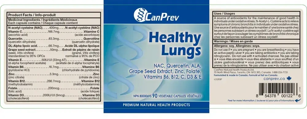 Product image for Healthy Lungs.