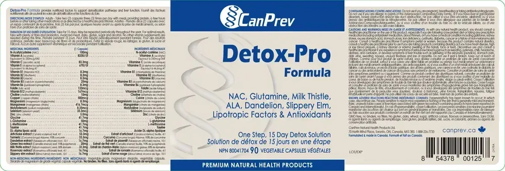 Product image for Detox-Pro Formula.