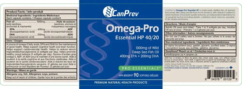 Product image for Omega-Pro Essential HP 40/20.