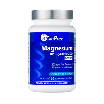 Product image for Magnesium Bis-Glycinate 200 Gentle (120 capsules).