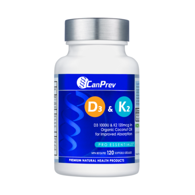 D3 & K2 Softgels - Organic Coconut Oil