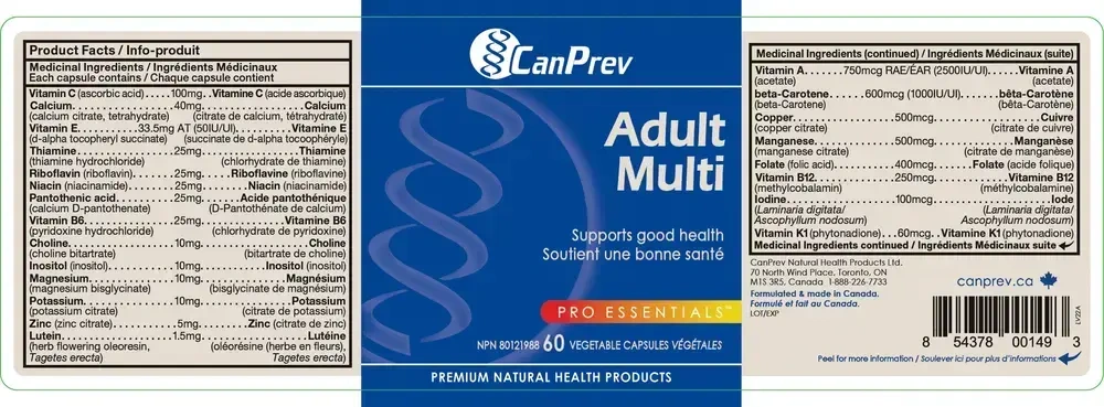 Product image for Adult Multi.