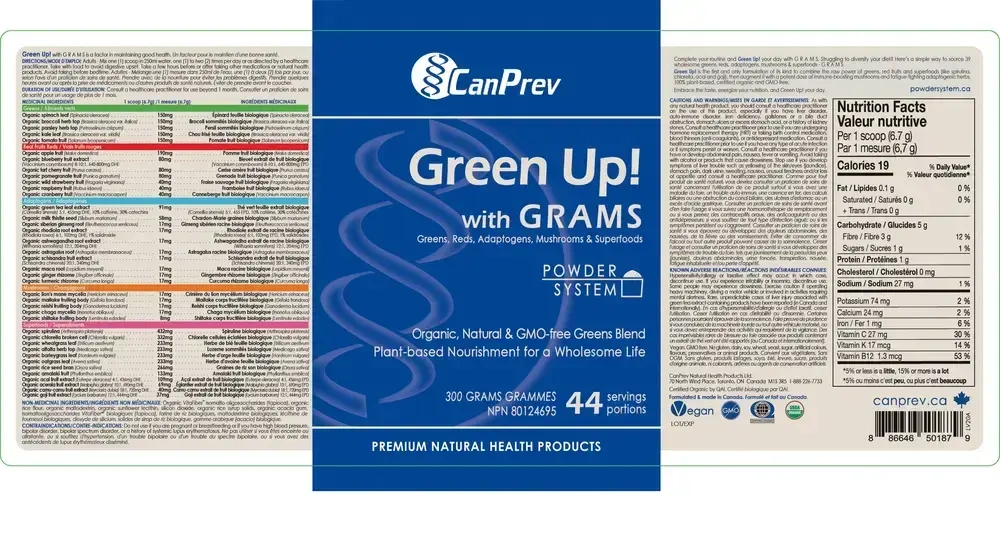 Product image for Green Up! with GRAMS.