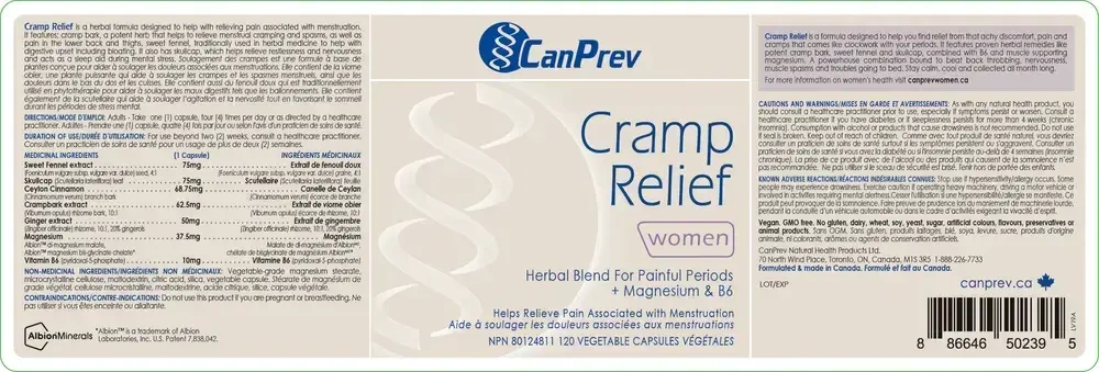 Product image for Cramp Relief.