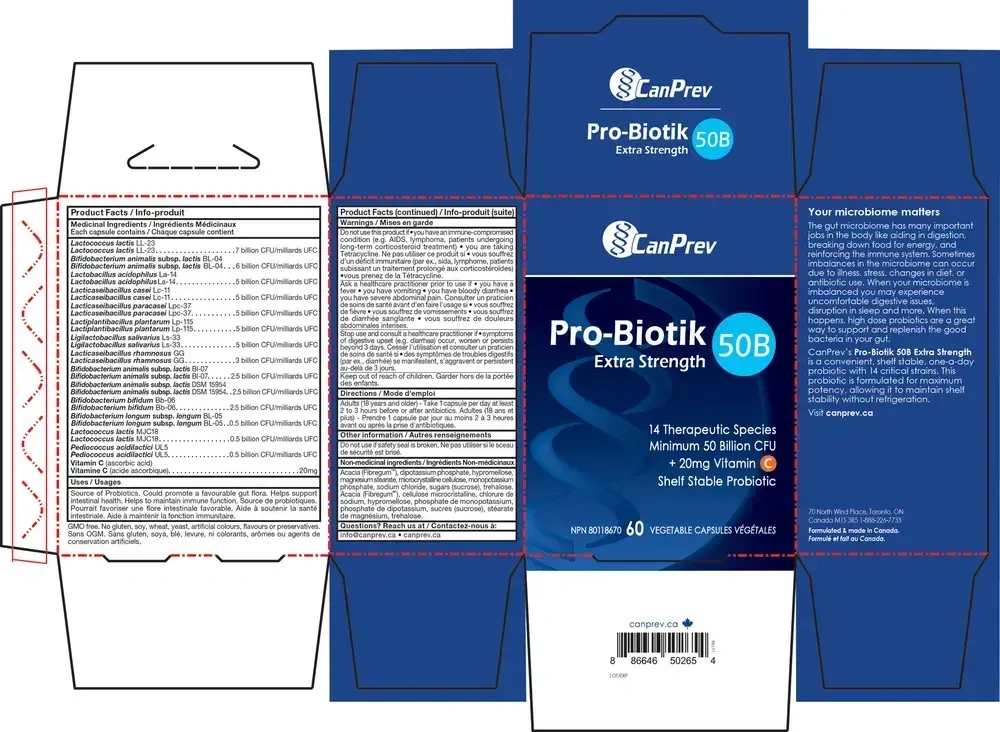 Product image for Pro-Biotik 50B - Extra Strength.