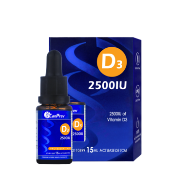 D3 Drops 2500IU - MCT Base 15 Milliliters
