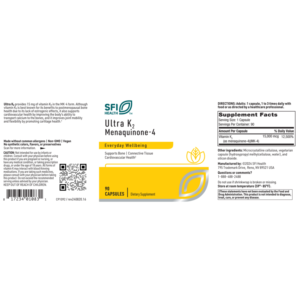 Product image for Ultra K2 Menaquinone - 4.