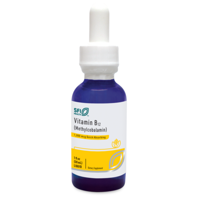 B12 Liquid (1mg) (methylcobalamin) 30 Milliliters