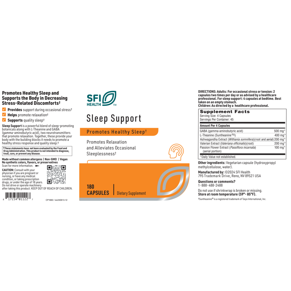 Product image for Sleep Support (formerly Stress Support Complex).