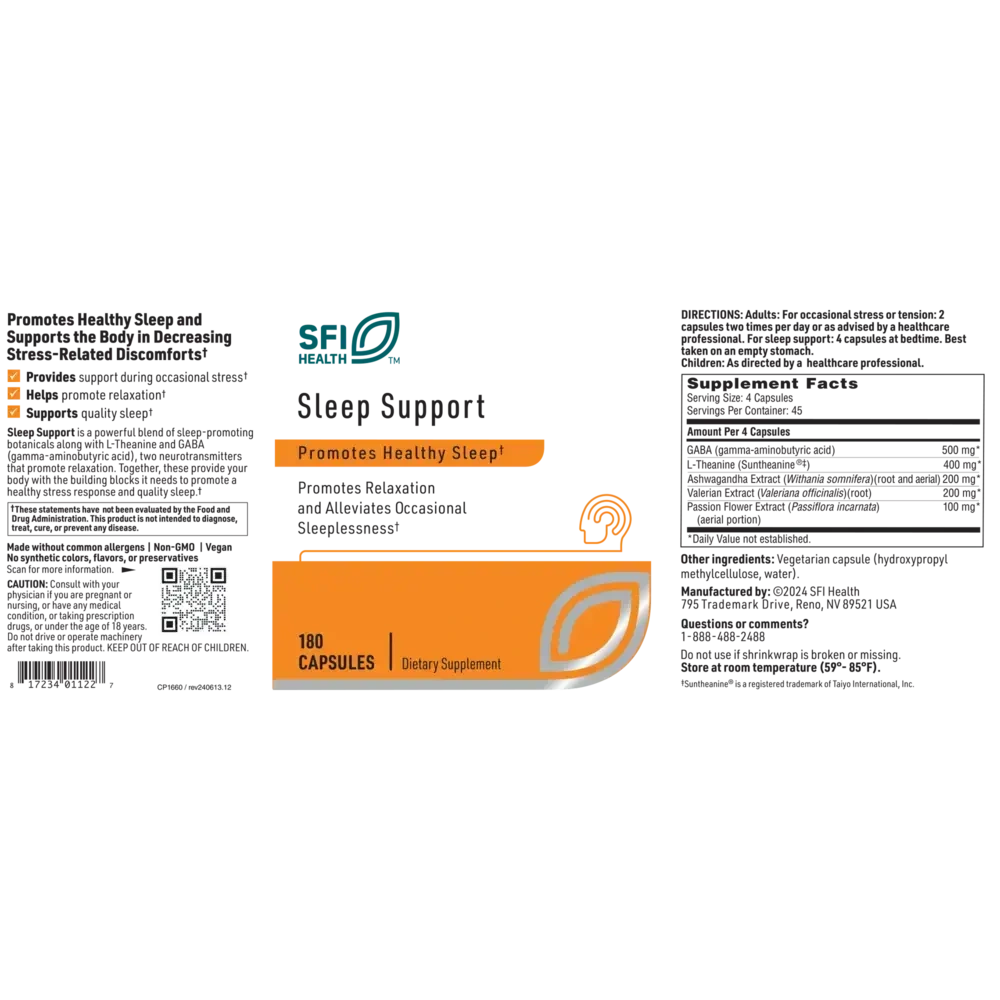 Product image for Sleep Support (formerly Stress Support Complex).