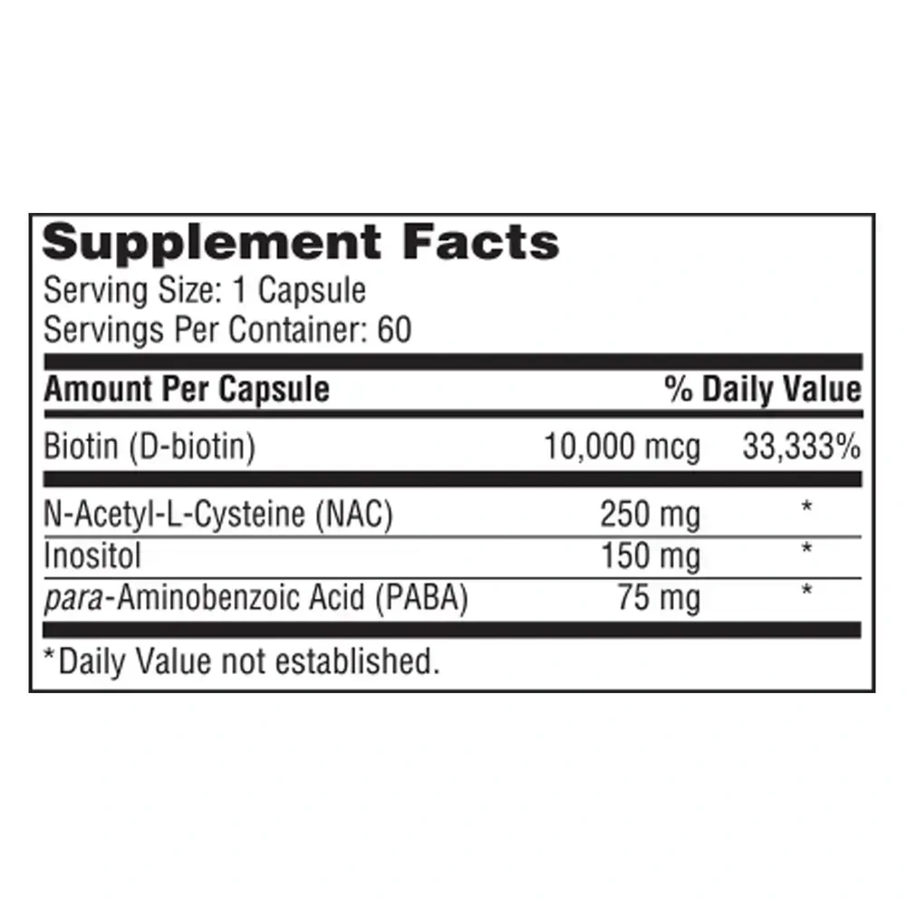 Product image for Hair and Nails Formula.