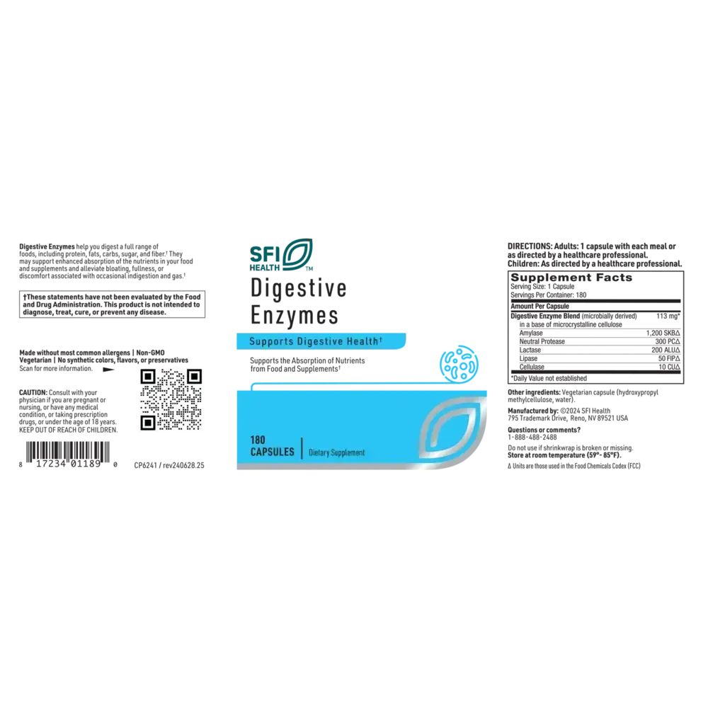 Product image for Digestive Enzymes.