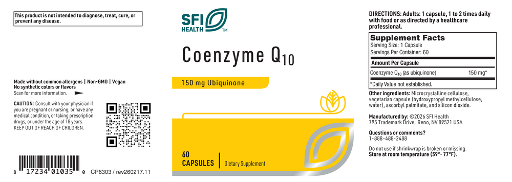 Product image for Coenzyme Q10 150mg.