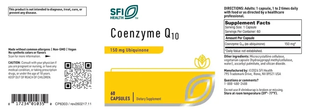 Product image for Coenzyme Q10 150mg.