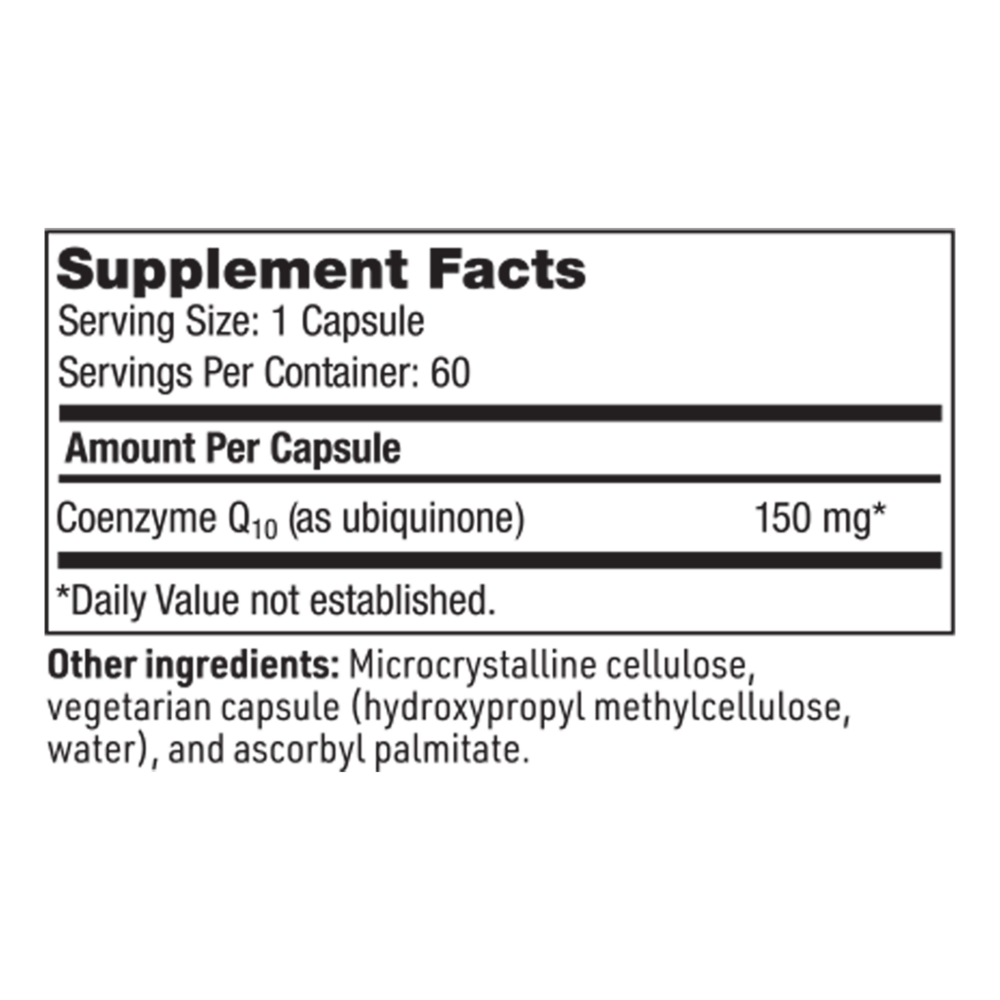 Product image for Coenzyme Q10 150mg.